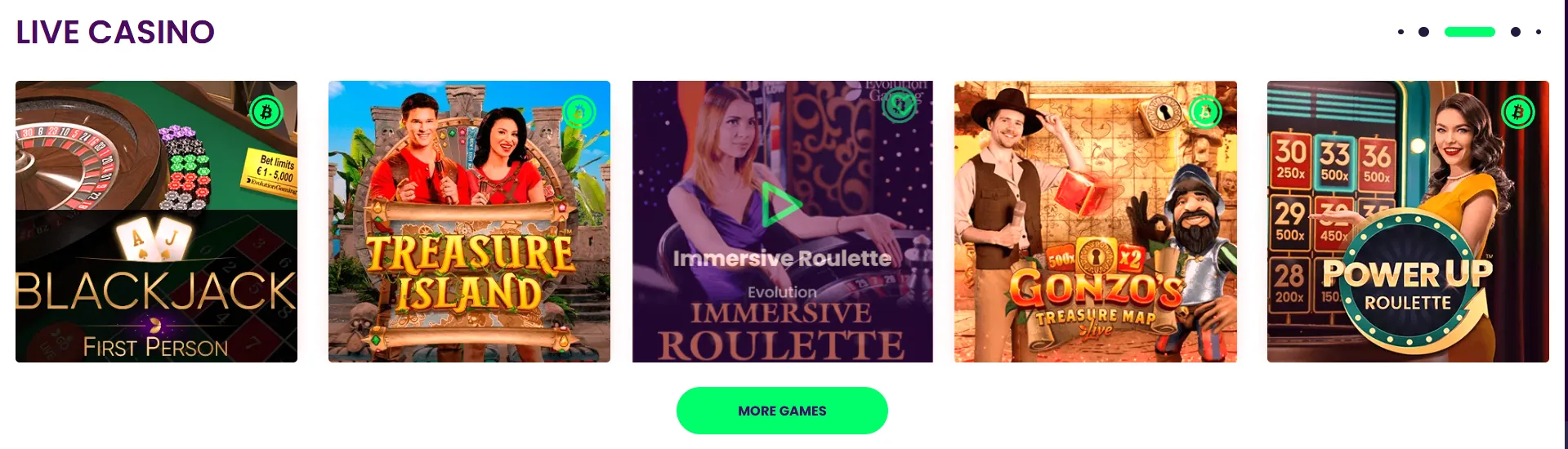 Experience the rush of live dealer casino games