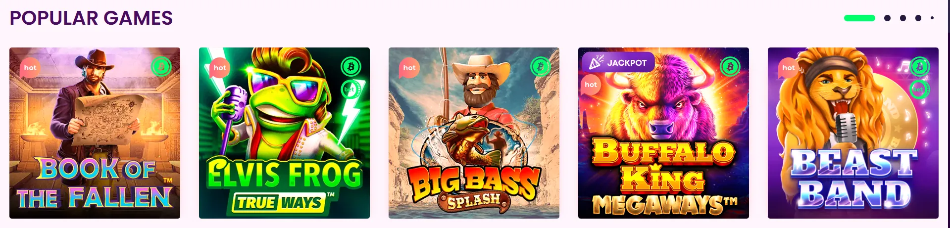 Popular winning games available for Irish players