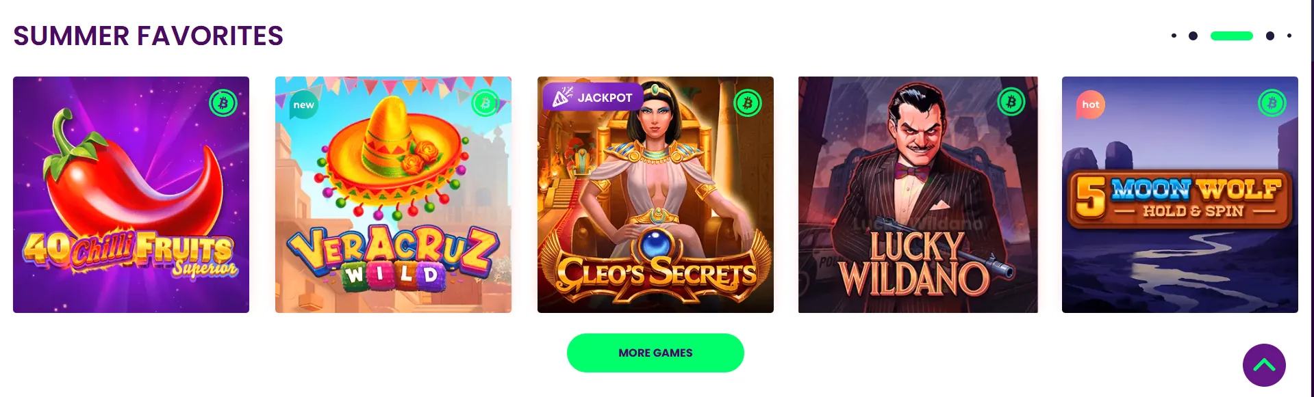Fun and exciting game selection at Casino Rocket Ireland